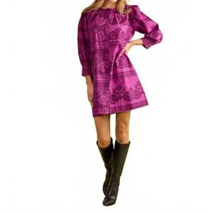 NEW DOUBLE A paloma mini dress in garden motif
